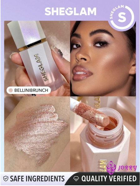 SHEGLAM Glow Bloom Liquid Highlighter - Bellini Brunch